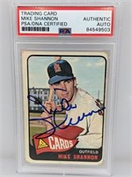 Mike Shannon Auto Trading Card PSA Authenticated