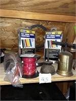 mixed lot, tubing, oil cans, wire