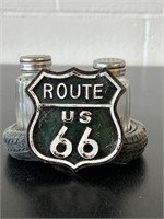 ROUTE US 66 Vintage Tire design Resin S&P shakers