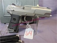 Ruger Mod: P89, 9mm pistol, 4" brl, ss slide --
