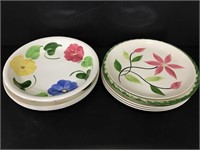Hand painted ceramic American Heritage dinnerware