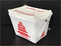 Golden Pagoda Chinese themed lunch bag