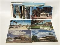 Collection of vintage postcards written on
