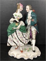 Vintage porcelain Victorian courting figures