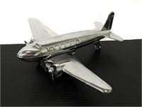 DC-3 collector Tin Airplane with friction motor