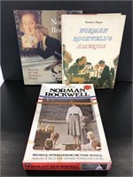 Norman Rockwell book and puzzle