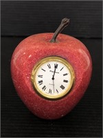 Stone apple clock