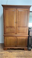 Entertainment center cabinet. Measuring 42 inches