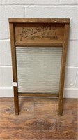 Atlantic National Washboard with glass insert.