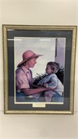 Artist Bonnie Chumley "Mother & Child" Signed &