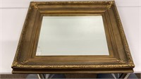 Mirror in gold frame. Nice condition . Measures