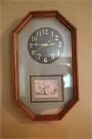 Nice Wood Framed Clock