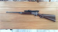 Winchester model 63 rifle with scope