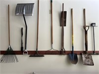 Lot of yard tools