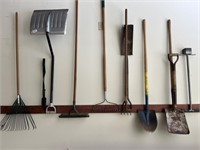 Lot of yard tools