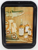 * Vintage Canadian Club Whisky Metal Trout Themed