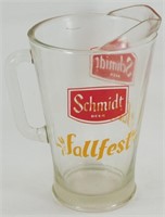 * Rare Schmidt Beer "Fall Fest" Glass Beer