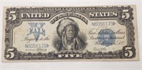 $5 SS 1899 Indian Chief