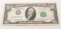 $10 FR 1977 Star Note