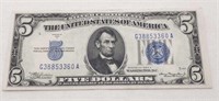 $5 SS 1934A Silver Cert
