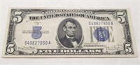 $5 SS 1934D Silver Cert