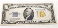 $10 SS 1934A Yellow Seal