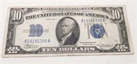 $10 SS 1934A Silver Cert