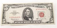 $5 US Note 1963