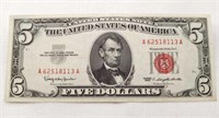 $5 US Note 1963