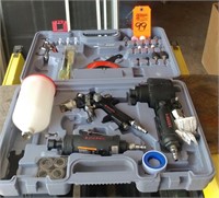 Husky air sprayer, sander, cut off tool & bits
