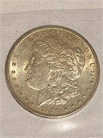 1890-S Silver Morgan Dollar XF-AU