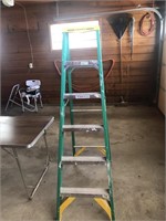 6 foot fiberglass safety ladder