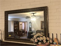 Large frame mirror