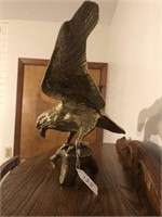 Brass bird of prey