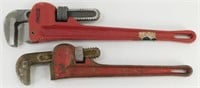 * 2 Large Pipe Wrenches