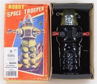 Black Crank Handle Robot Space Trooper with