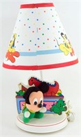 * Vintage Disney Mickey Mouse Nursery Lamp with