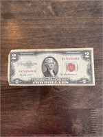 1953 A Red Seal $2 Bill
