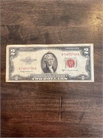1953 A $2 Red Seal