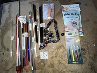 glass rods, bead art kit, glass supplies