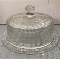 Covered Cake Plate