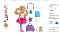 Barbie Chelsea Doll and Travel Set with Puppy