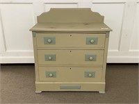 Small 3 Drawer Painted Dresser
