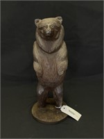 Black Forest Style Carved Bear - 14 1/2" tall