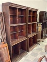 Pair of Danner Triple Stacking Bookcases