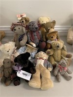 12 Handmade Teddy Bears