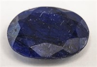 9.25ct Oval Cut Blue Natural Sapphire GLI