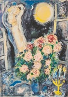 French Lithograph Signed Marc Chagall