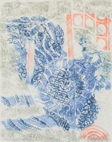 Embossed Litho on Paper 49/125 Kabuki Jean Clerc