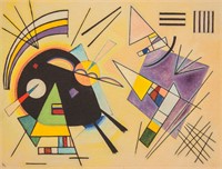Russian Lithograph Signed Kandinsky 76/100